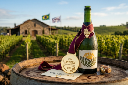 Espumante Brasileiro Conquista Primeiro Ouro no Decanter World Wine Awards 2026