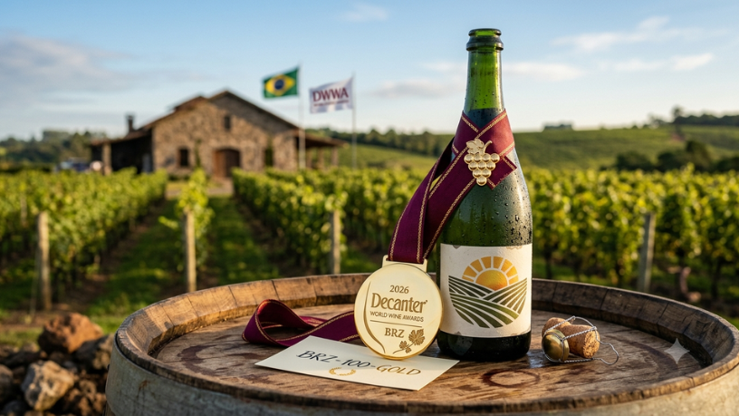 Espumante Brasileiro Conquista Primeiro Ouro no Decanter World Wine Awards 2026